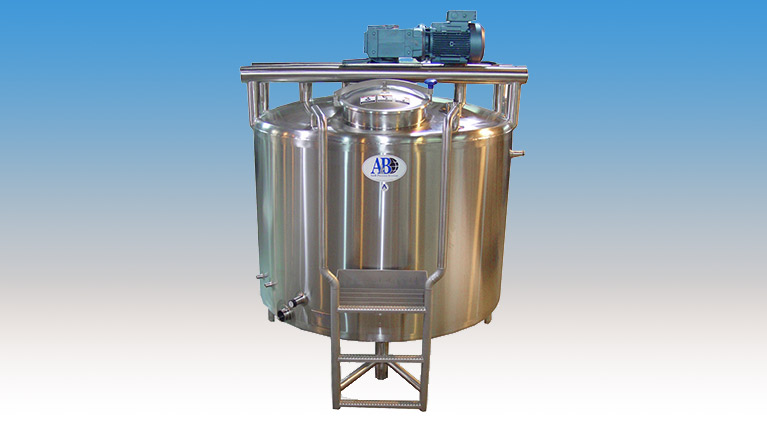 A&B batching and blending mix tank for pharmaceutical production