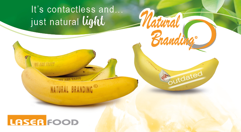 Natural Branding on Banana | JBT LaserFood