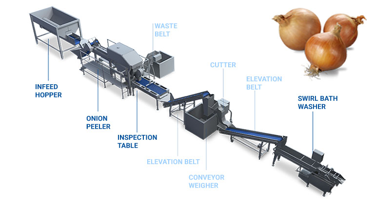 Onion Peeler - CMI Equipment & Engineering Co.