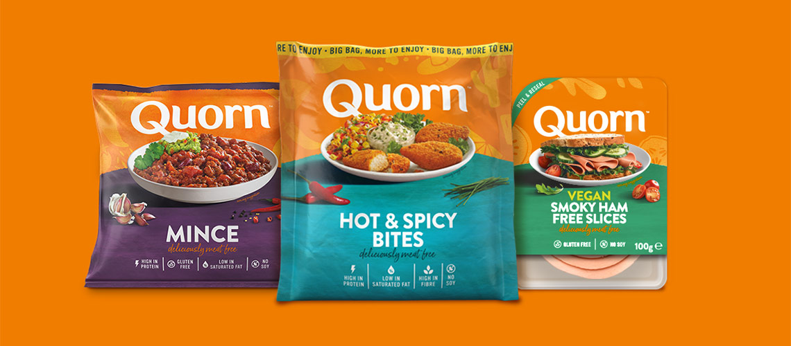 quorn products header